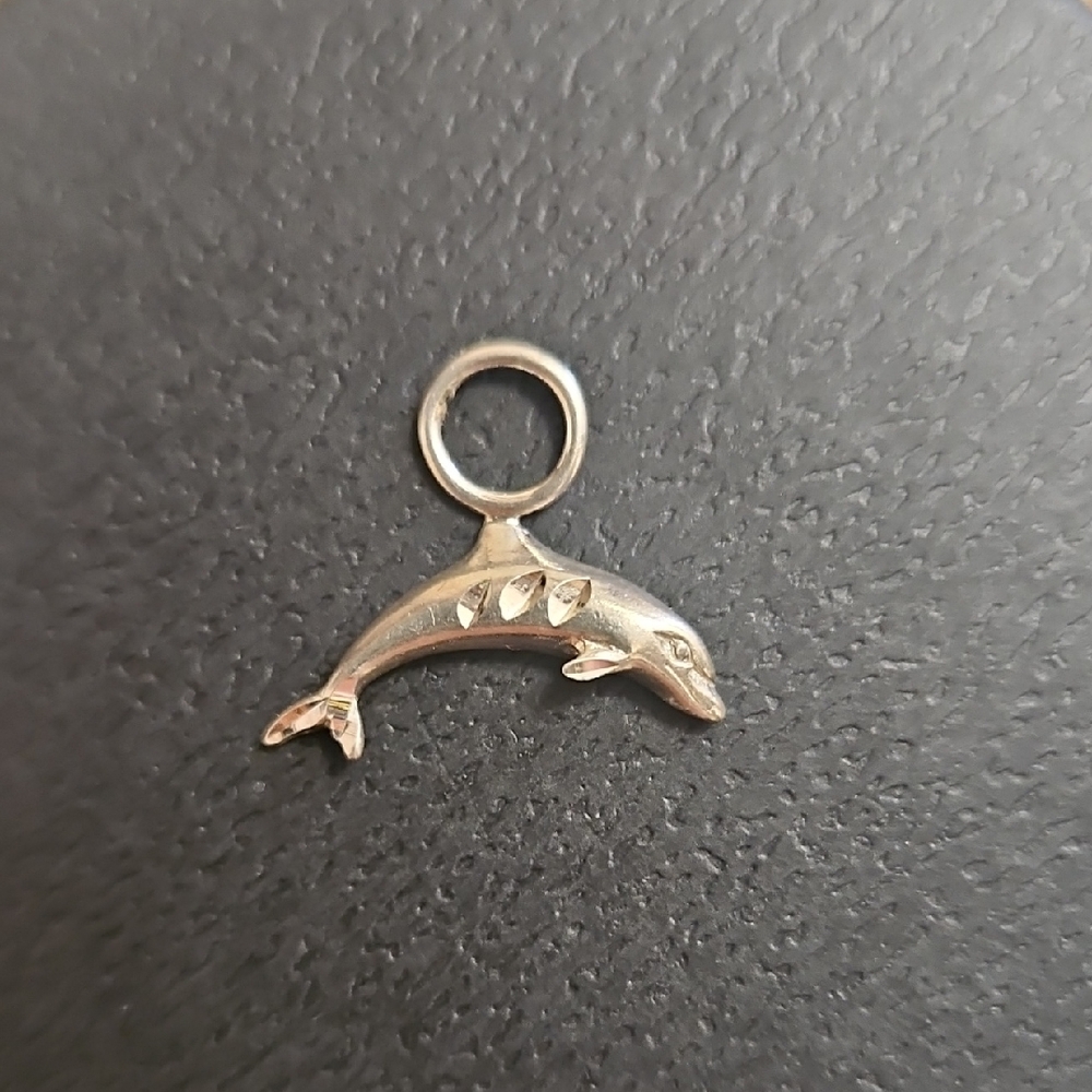 925 Silver Dolphin Pendant Charm